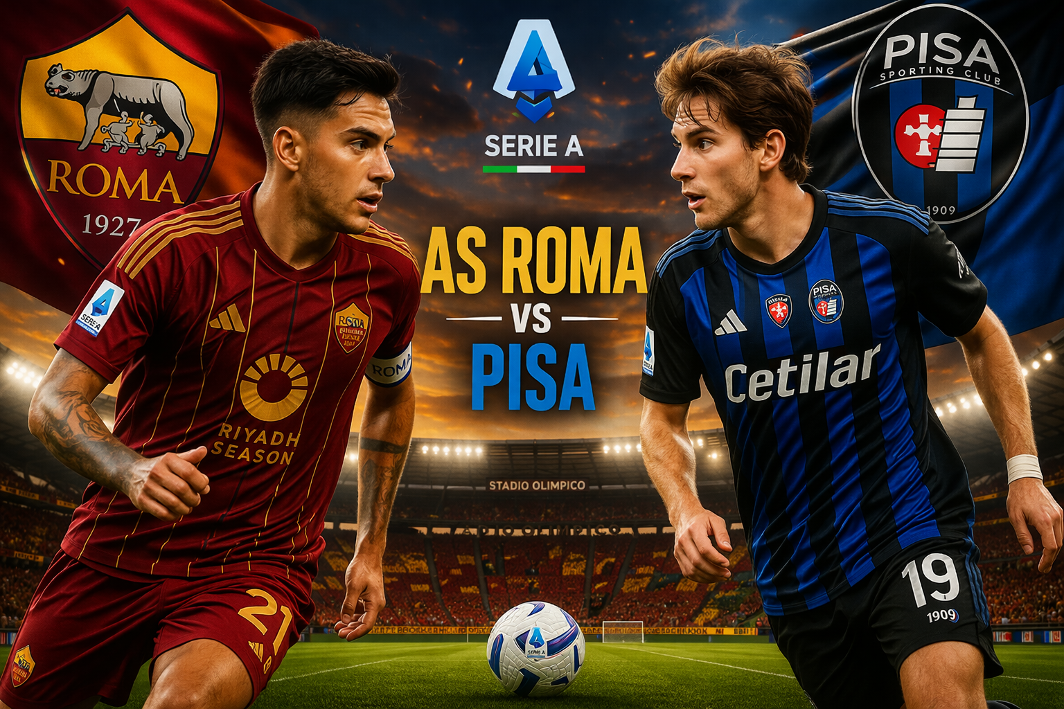 AS Roma vs Pisa Prediction Serie A April 2026