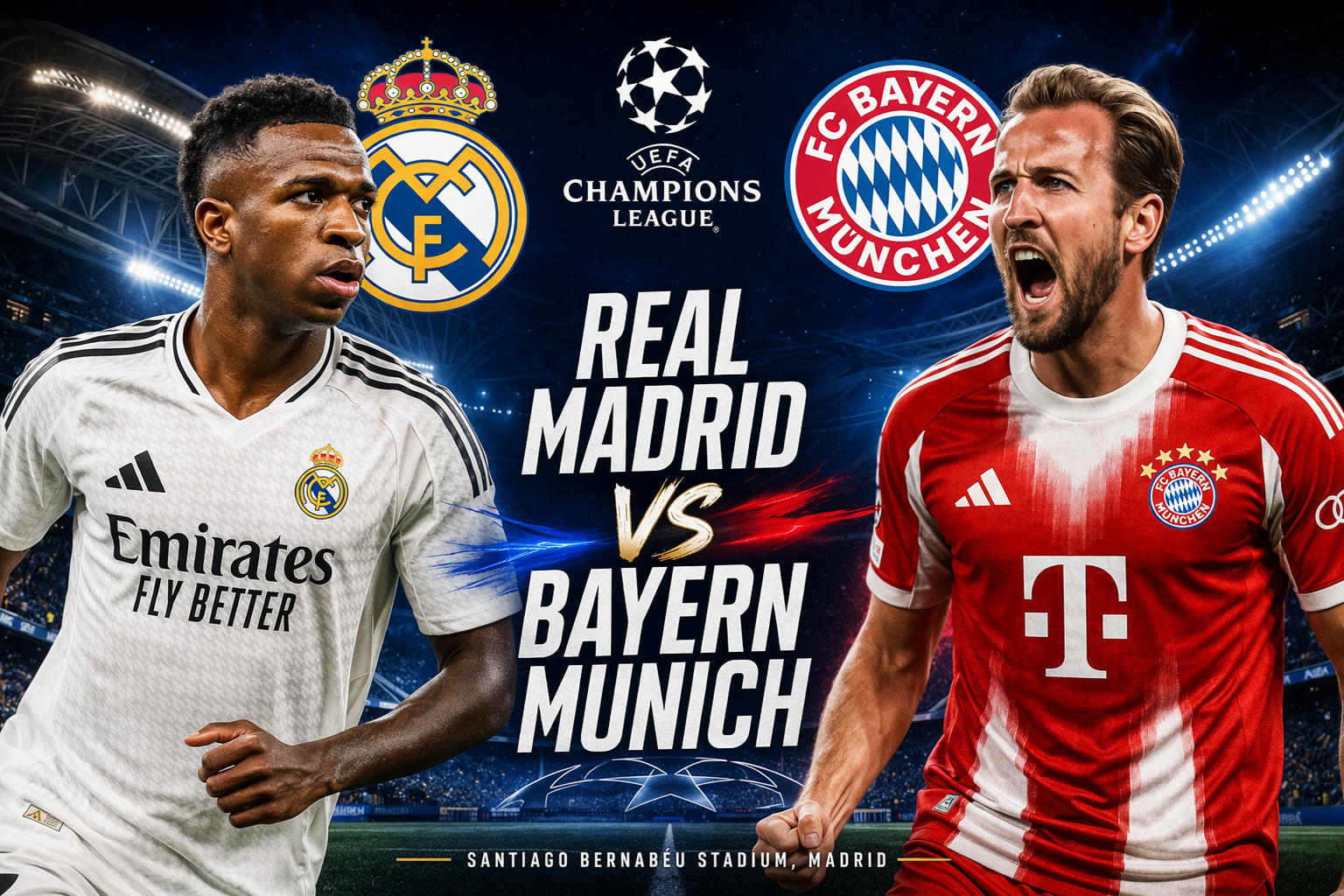 Real Madrid Vs Bayern Munich Quarter-Final (1st Leg)
