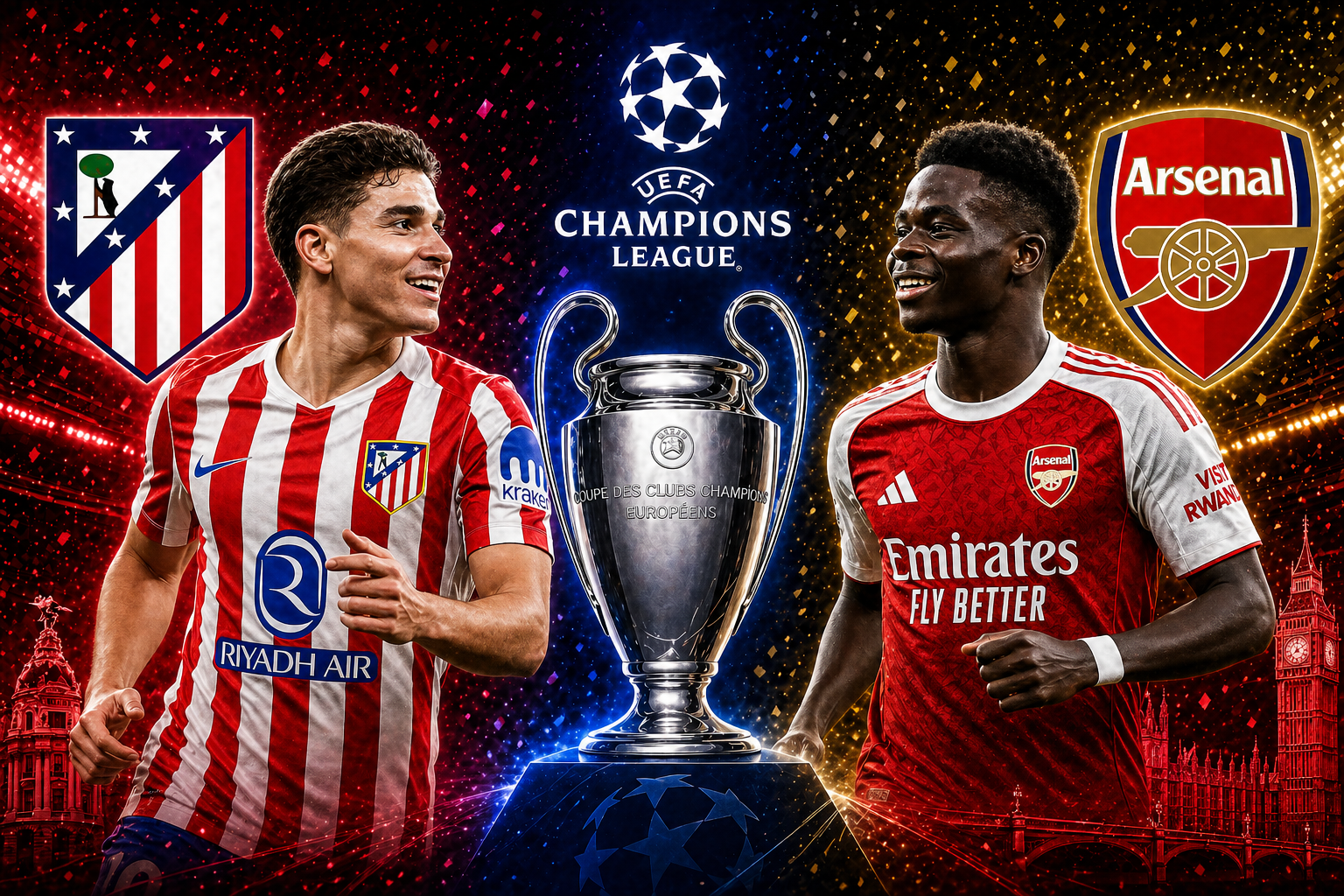 Atletico Madrid vs Arsenal prediction, Champions League betting tips with Atletico win, BTTS no and 2-0 correct score