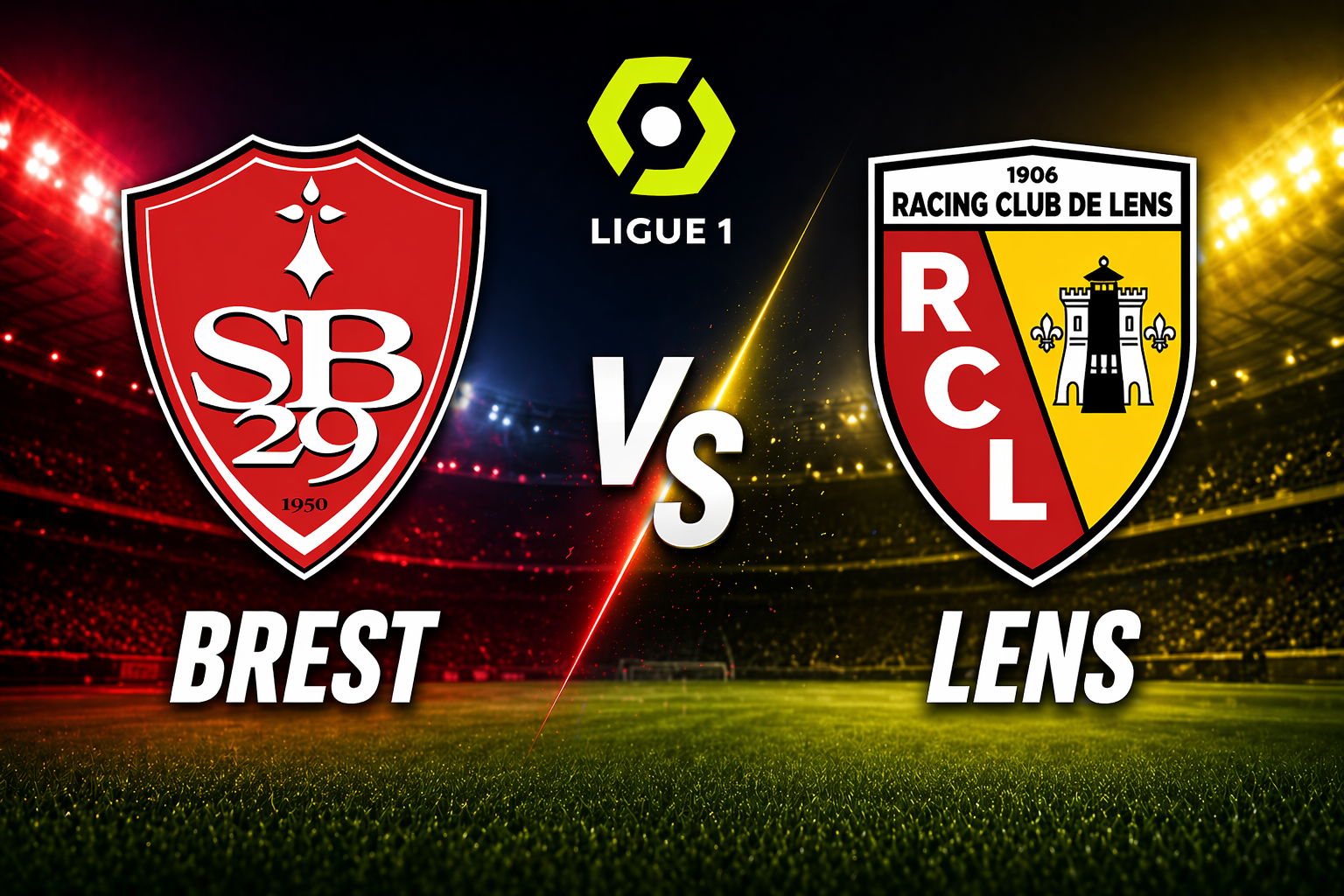 Brest vs Lens prediction today, Ligue 1 betting tips with BTTS yes and 1-3 correct score