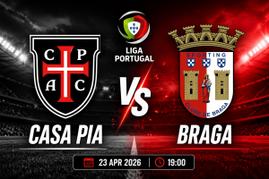 Casa Pia vs Braga prediction today, Primeira Liga betting tips and correct score 1-2