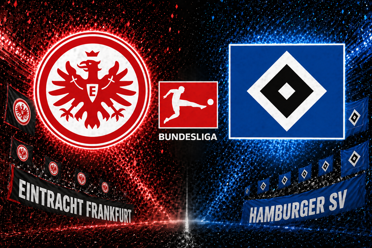 Eintracht Frankfurt vs Hamburg prediction today with under 2.5 goals BTTS no and 1-0 correct score