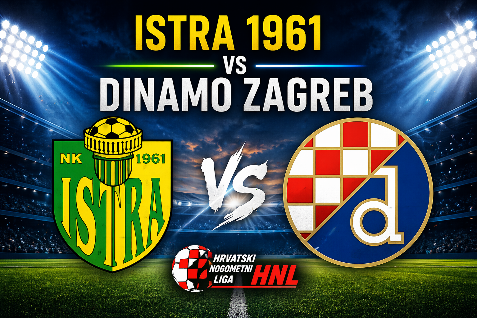Istra 1961 vs Dinamo Zagreb prediction 2026 betting tips BTTS No correct score 0-2
