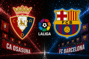 Osasuna vs Barcelona prediction today with over 2.5 goals BTTS yes and 1-3 correct score