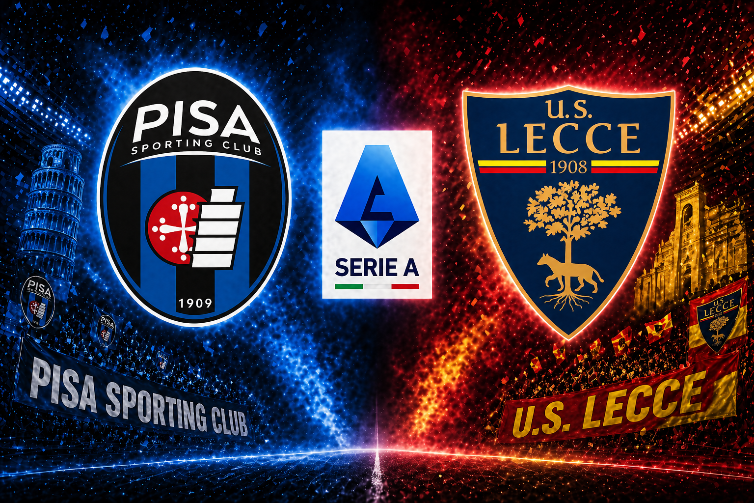 Pisa vs Lecce prediction today with over 1.5 goals, BTTS no and 0-2 correct score