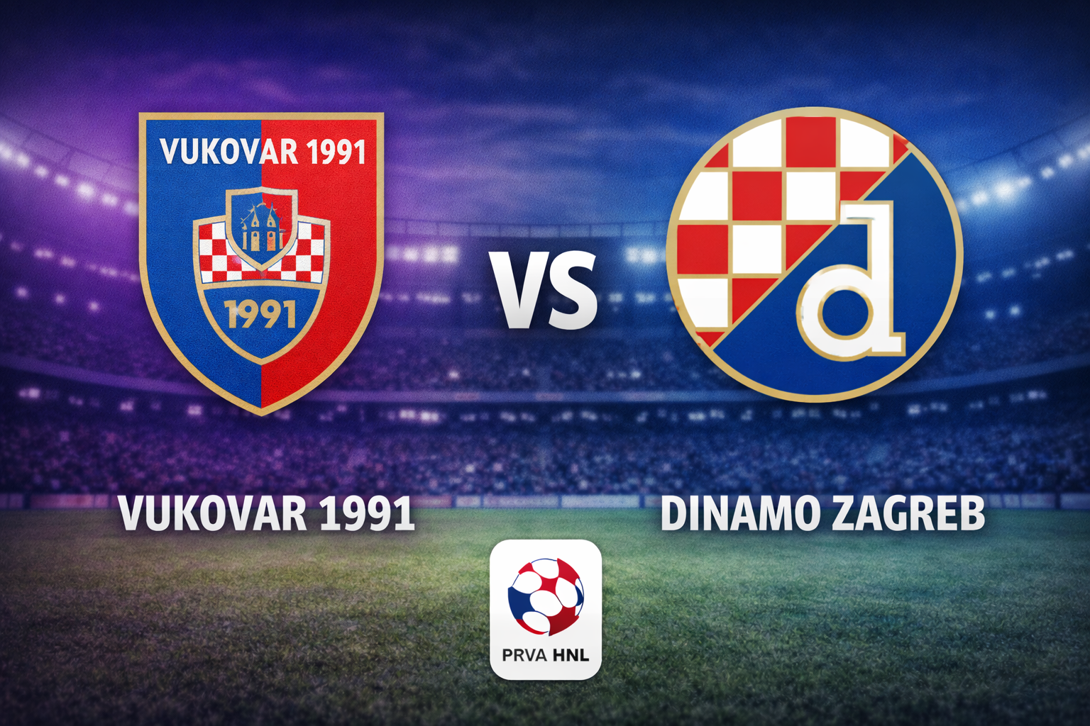 Vukovar 1991 vs Dinamo Zagreb prediction betting tips HNL