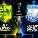 AEK Larnaca vs Apollon prediction under 2.5 goals BTTS yes 1-1