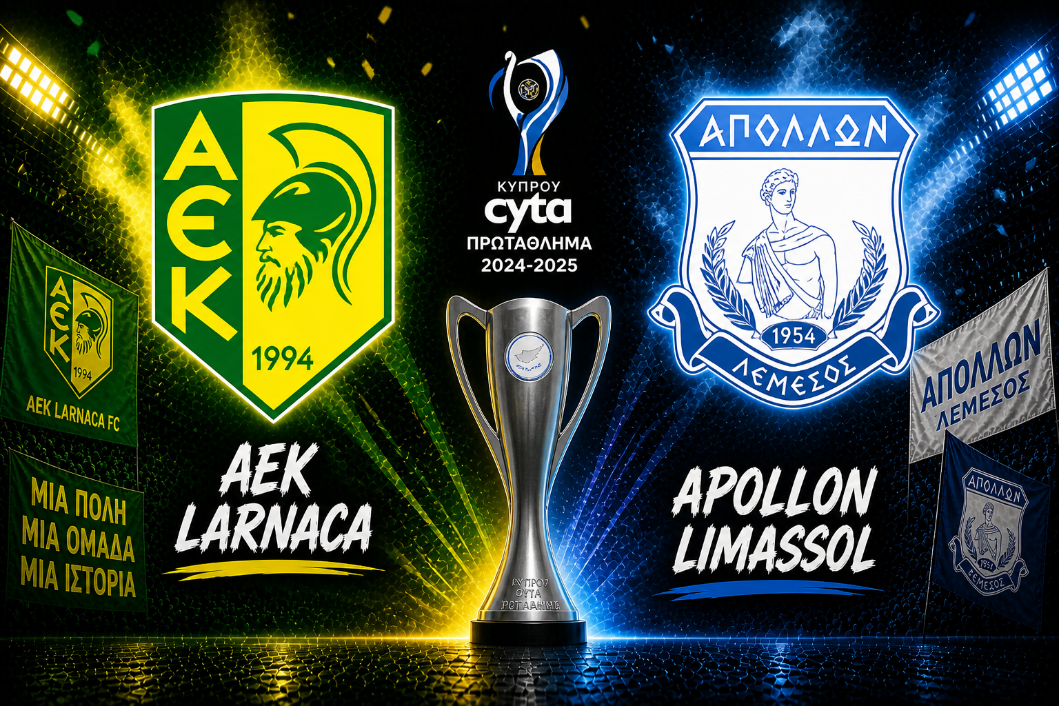 AEK Larnaca vs Apollon prediction under 2.5 goals BTTS yes 1-1