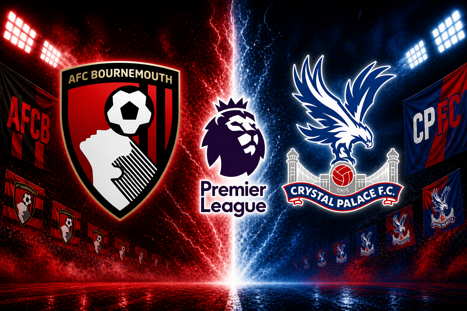 Bournemouth vs Crystal Palace prediction today with over 1.5 goals BTTS yes and 1-1 correct score
