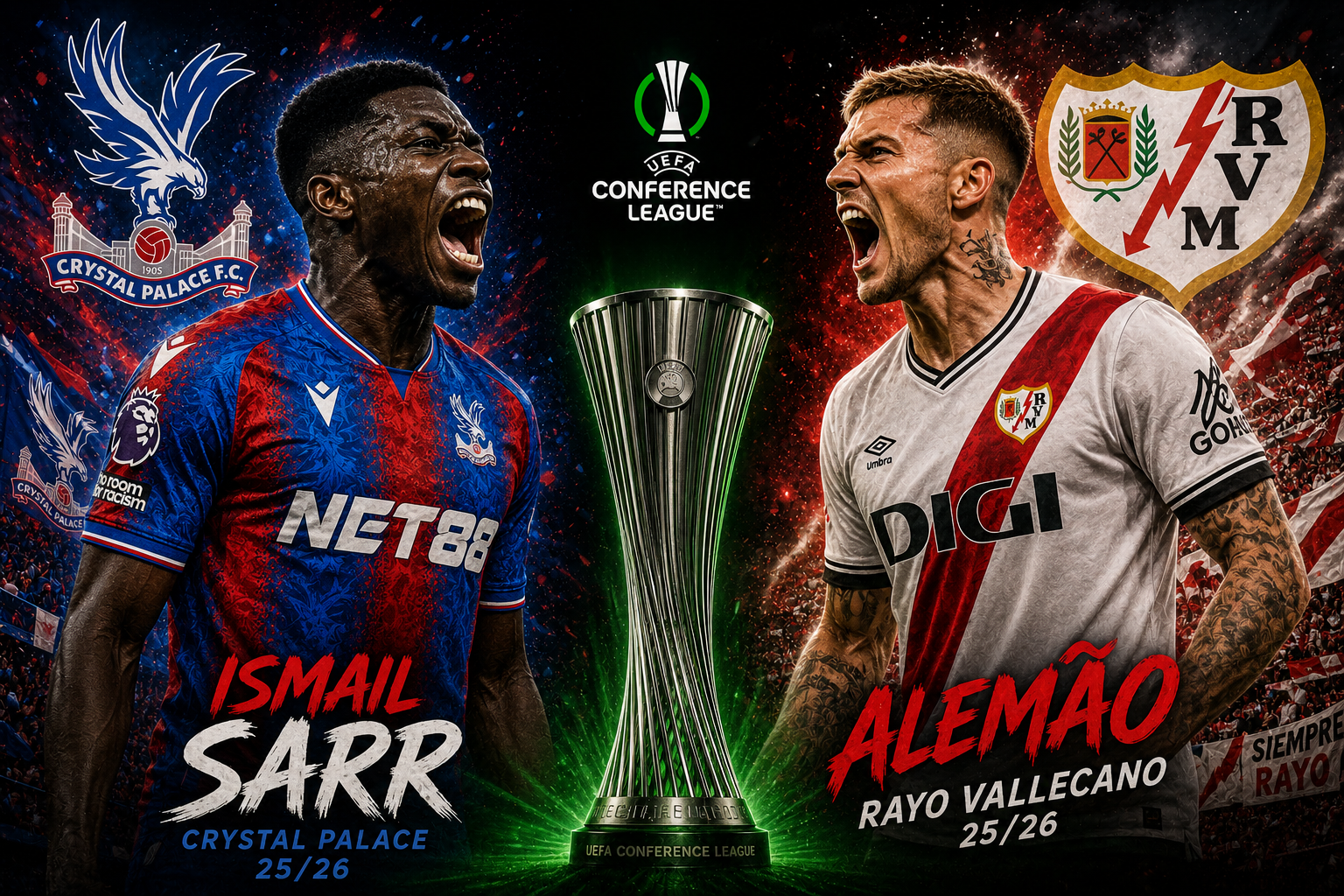 Crystal Palace vs Rayo Vallecano Conference League final prediction