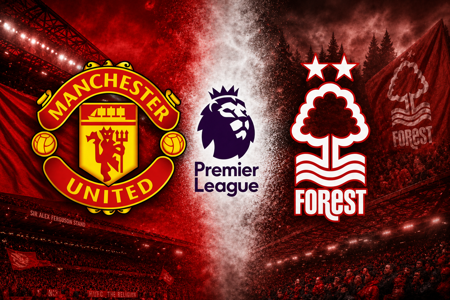 Manchester United host Nottingham Forest at Old Trafford, with Over 3.5 goals, BTTS Yes and a 3-2 correct score among the top betting tips today.