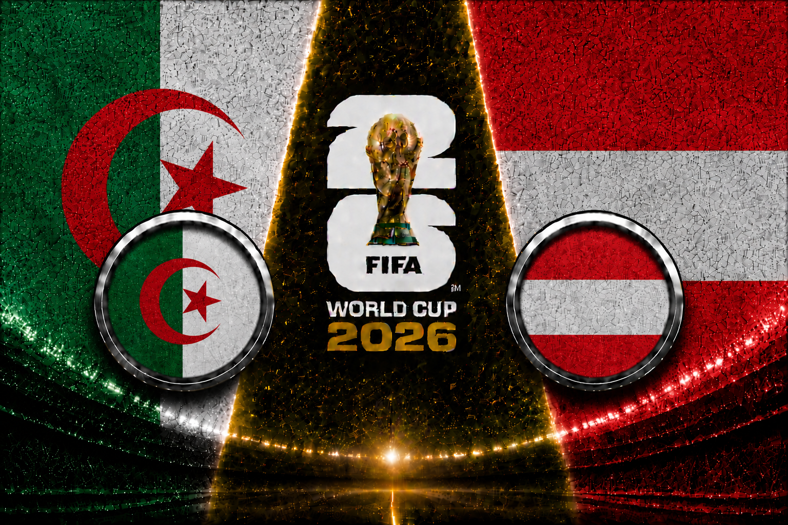 Algeria vs Austria FIFA World Cup 2026 Group J qualification showdown featuring Riyad Mahrez and Marko Arnautovic