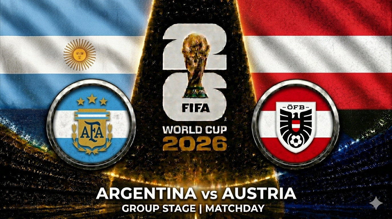 Argentina vs Austria FIFA World Cup 2026 Group A match preview