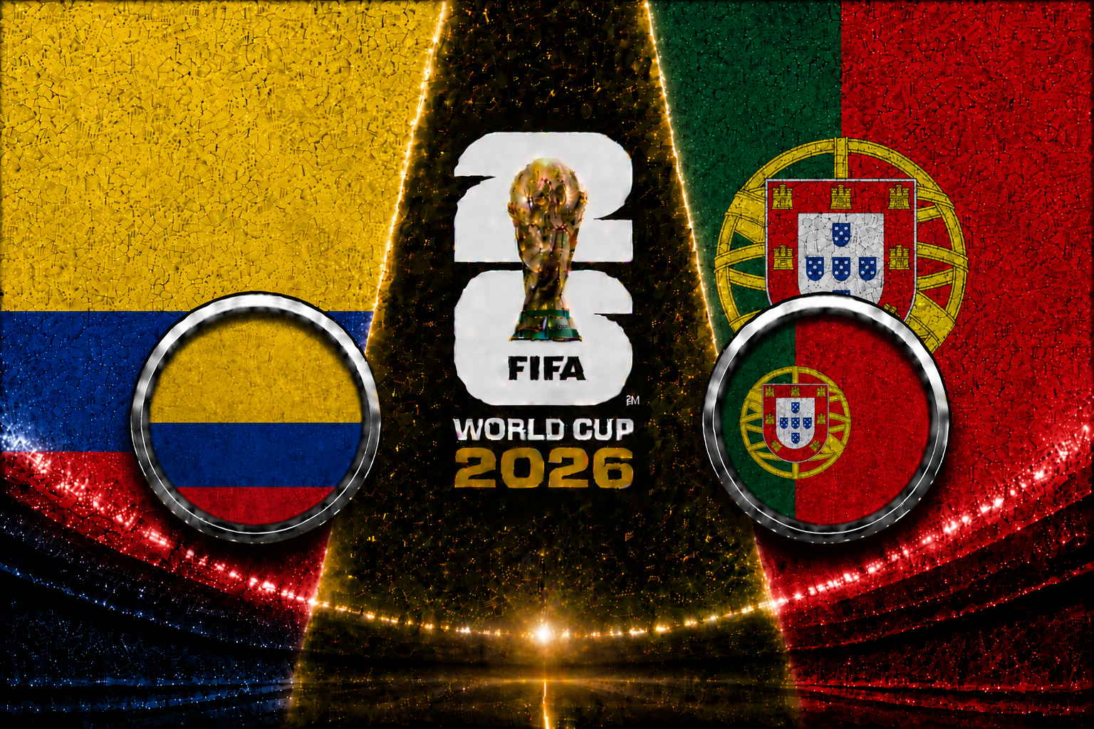 Colombia vs Portugal FIFA World Cup 2026 Group K showdown featuring Luis Diaz and Cristiano Ronaldo