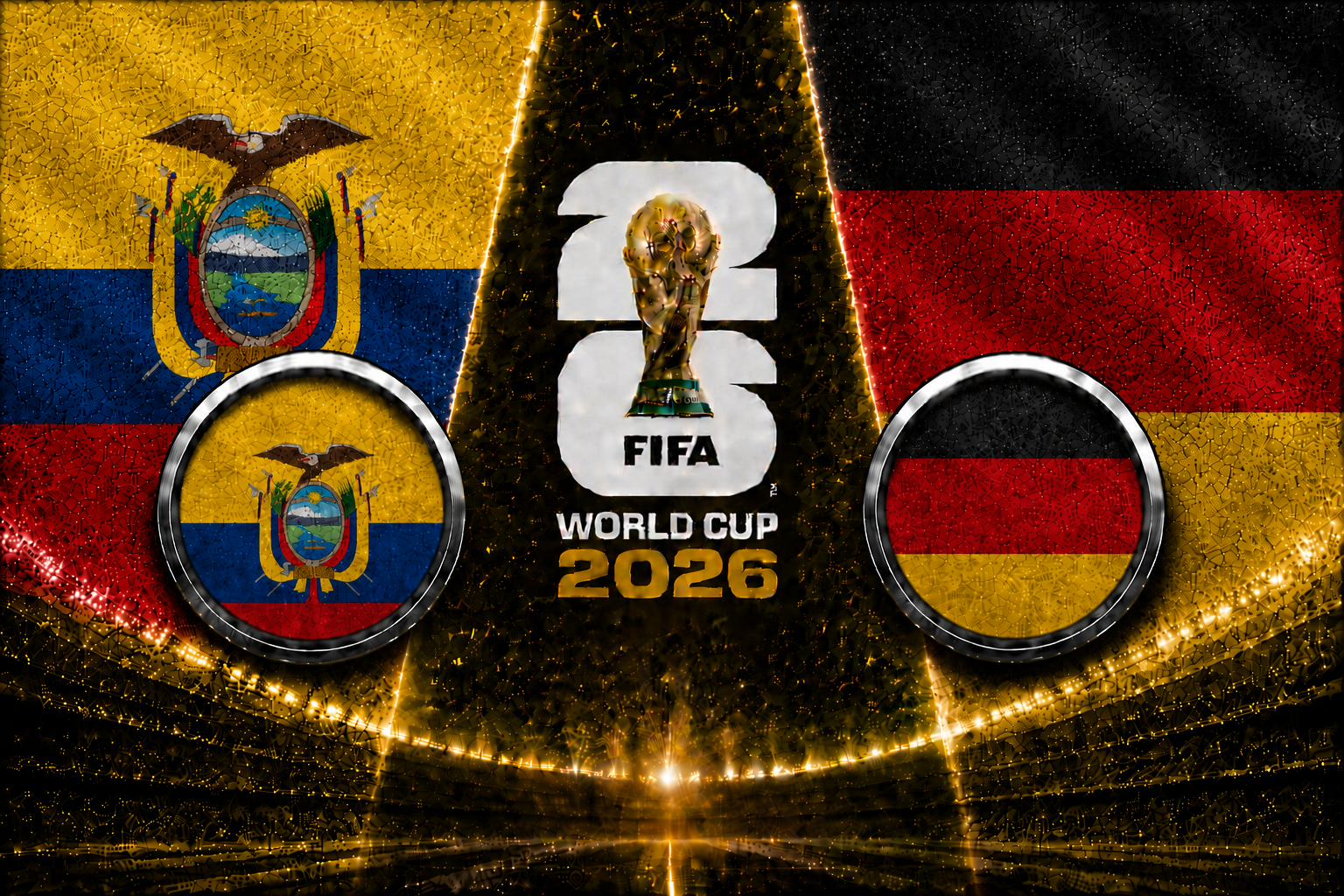 Ecuador vs Germany FIFA World Cup 2026 Group E clash featuring Kai Havertz and Enner Valencia