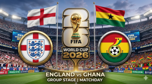 England vs Ghana FIFA World Cup 2026 Group L match preview featuring Harry Kane and Thomas Partey