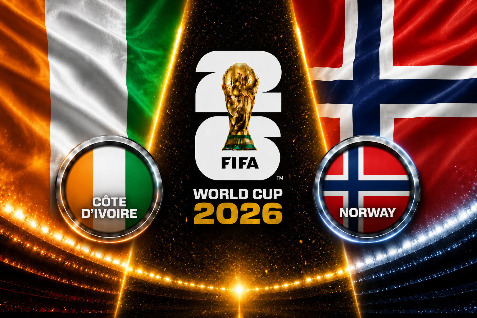 Ivory Coast vs Norway prediction and betting tips for the FIFA World Cup 2026 Round of 32.