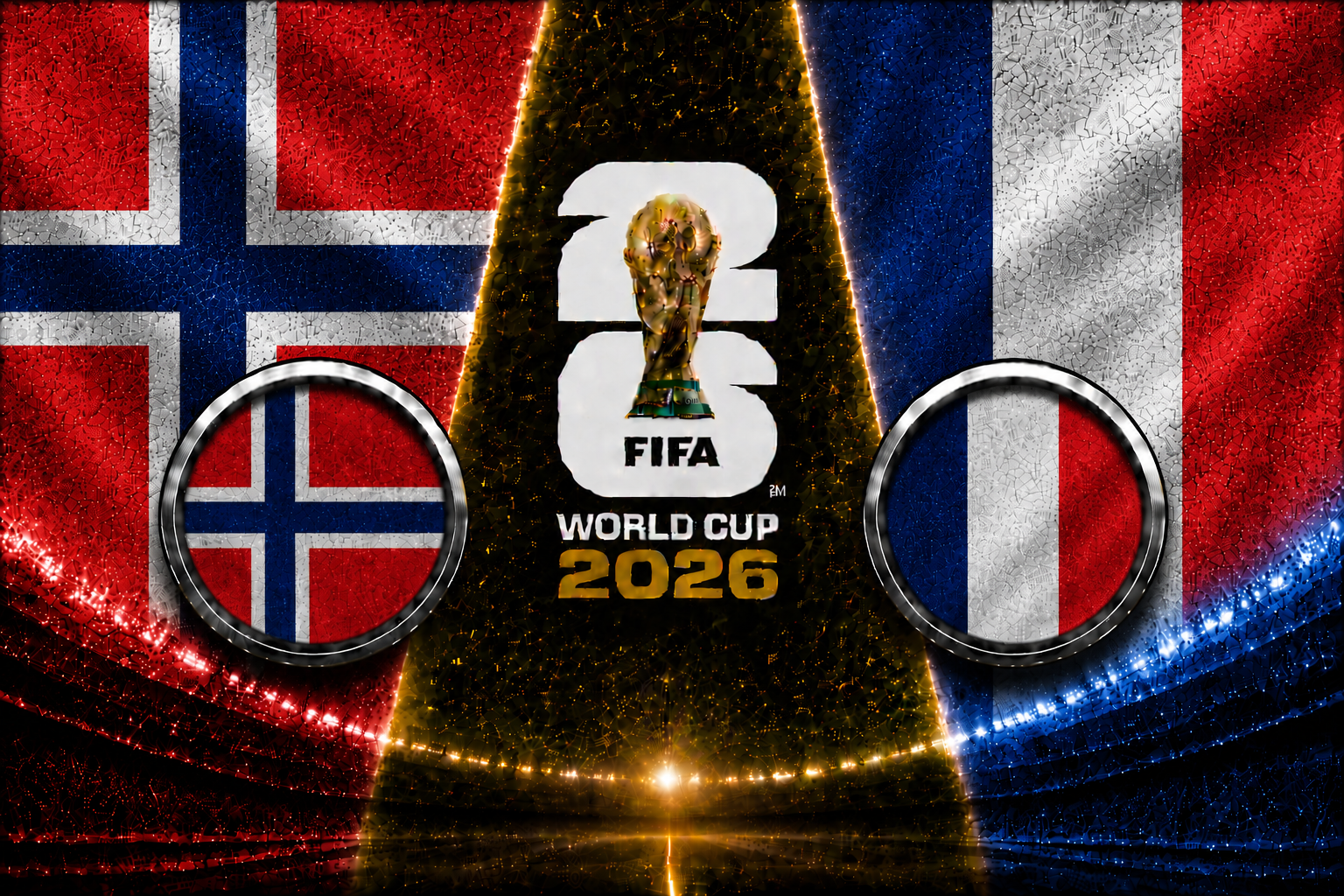 Norway vs France FIFA World Cup 2026 Group I clash featuring Erling Haaland and Kylian Mbappe