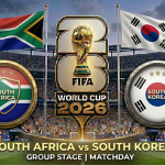 South Africa vs South Korea FIFA World Cup 2026 Group A match preview featuring Son Heung-min and Ronwen Williams