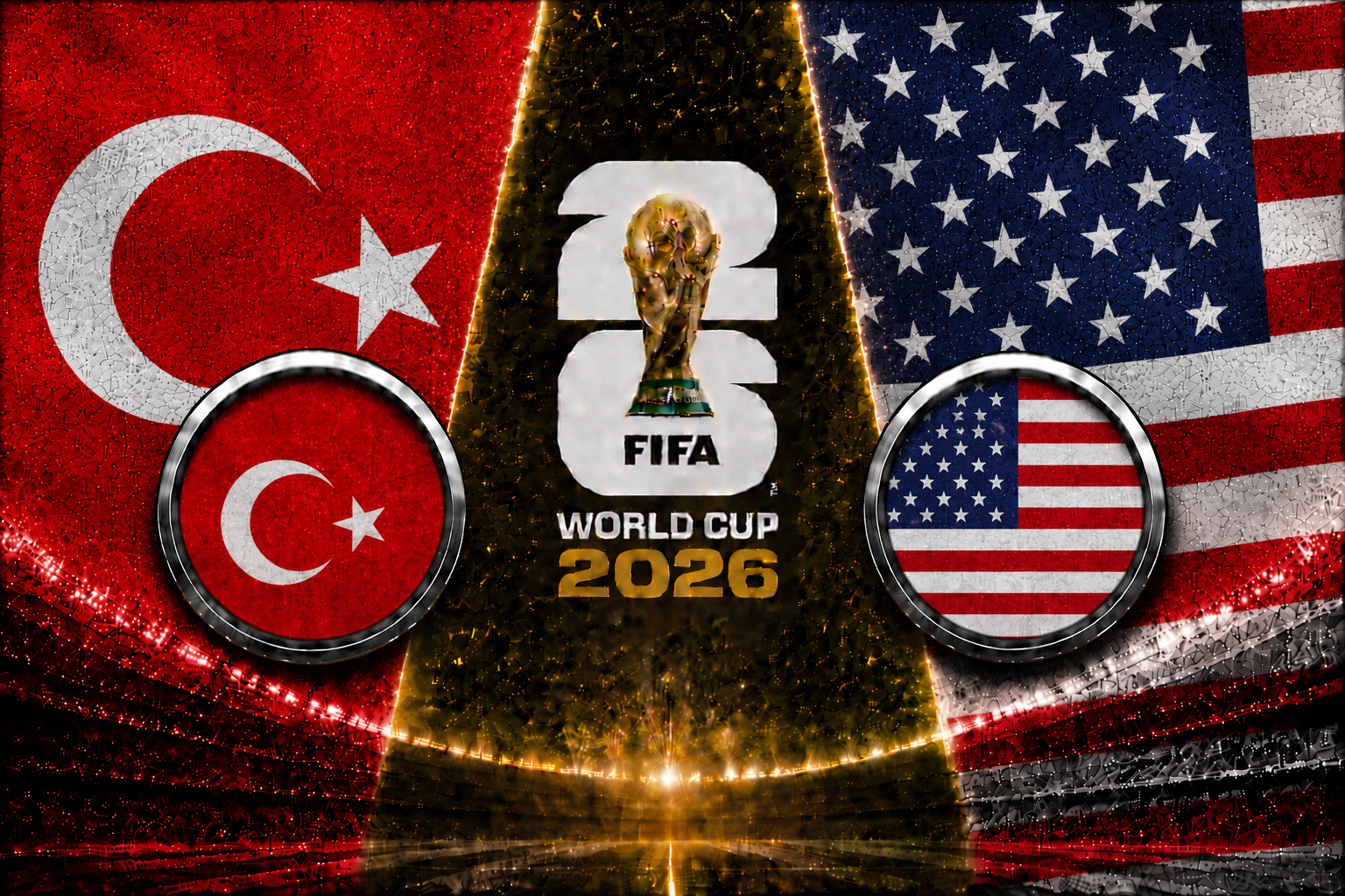 Turkey vs United States FIFA World Cup 2026 Group D match preview featuring Folarin Balogun and Hakan Calhanoglu
