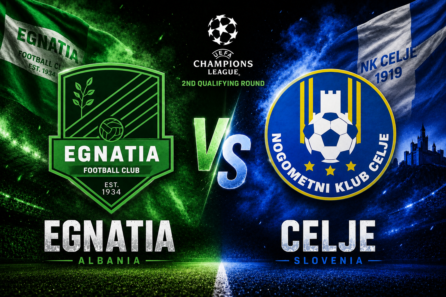 Egnatia vs Celje prediction, betting tips and UEFA Champions League qualifying preview.