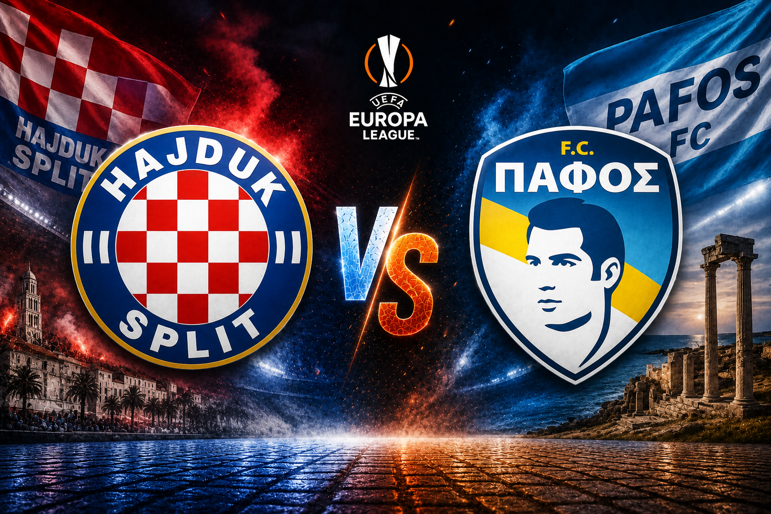 Hajduk Split vs Pafos prediction, betting tips and UEFA Europa League qualifying preview.