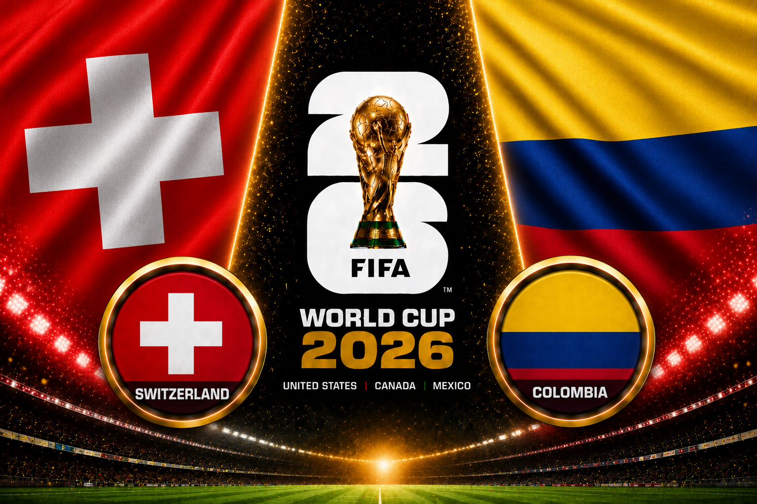Switzerland vs Colombia prediction, betting tips and FIFA World Cup 2026 Round of 16 preview.